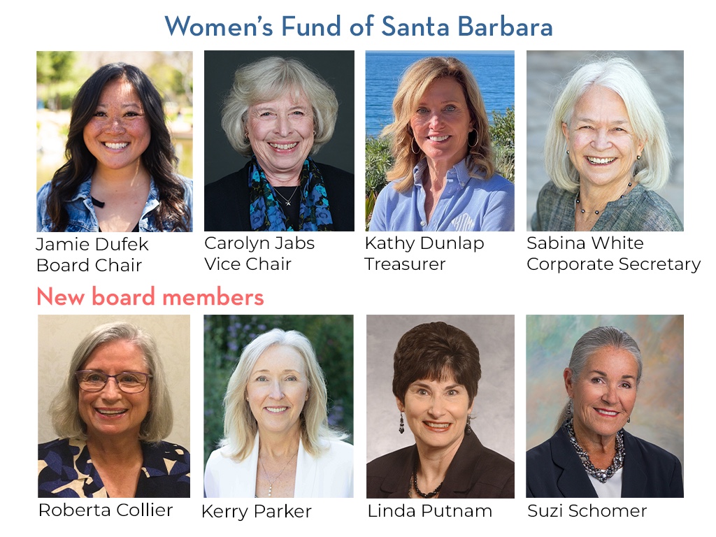 2024 Board Members for the Women's Fund of Santa Barbara