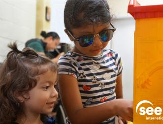 Low-income children and adults receive comprehensive eye exams, glasses and medicine at SEE International’s Santa Barbara Vision Care Program.