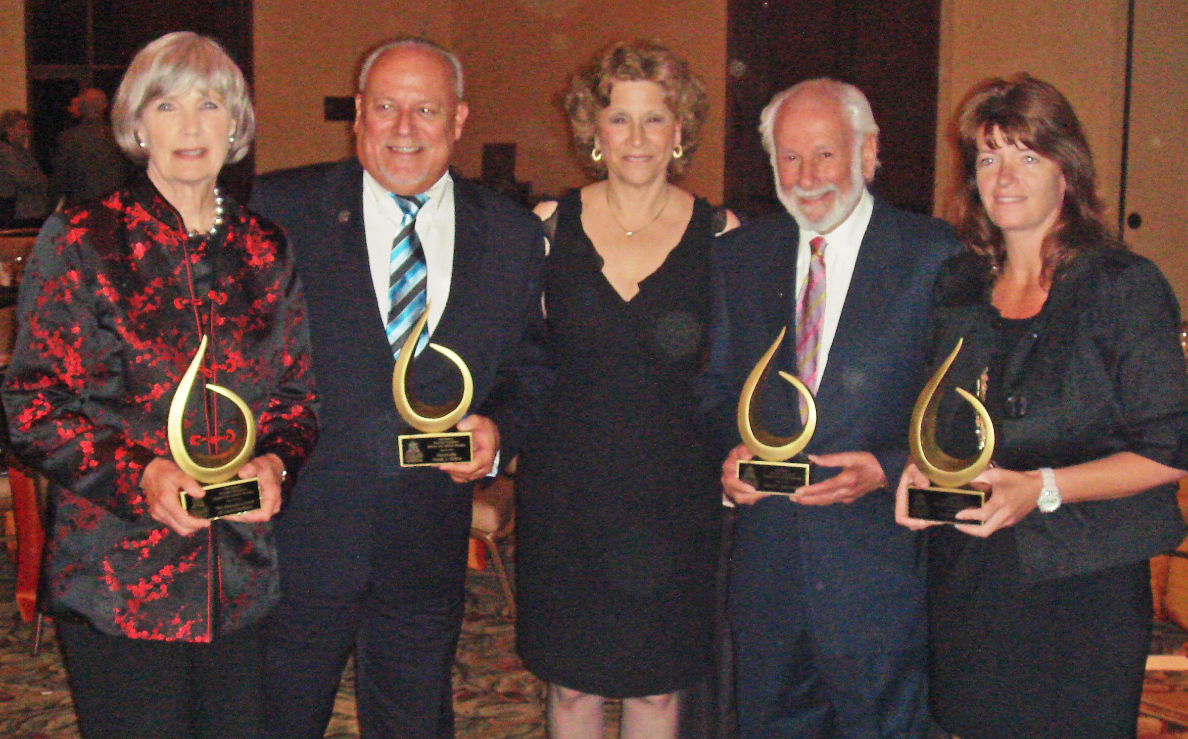 Parm Williams, Superior Court Judge Frank Ochoa, Ellen Goodman, Allan Ghitteman, Sylvia Barnard