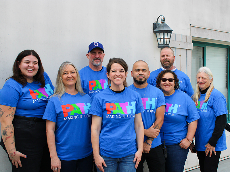 PATH volunteers smiling