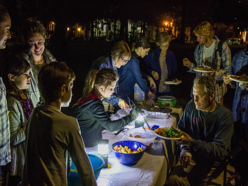 SB ACT hosts meal at Alameda Park 