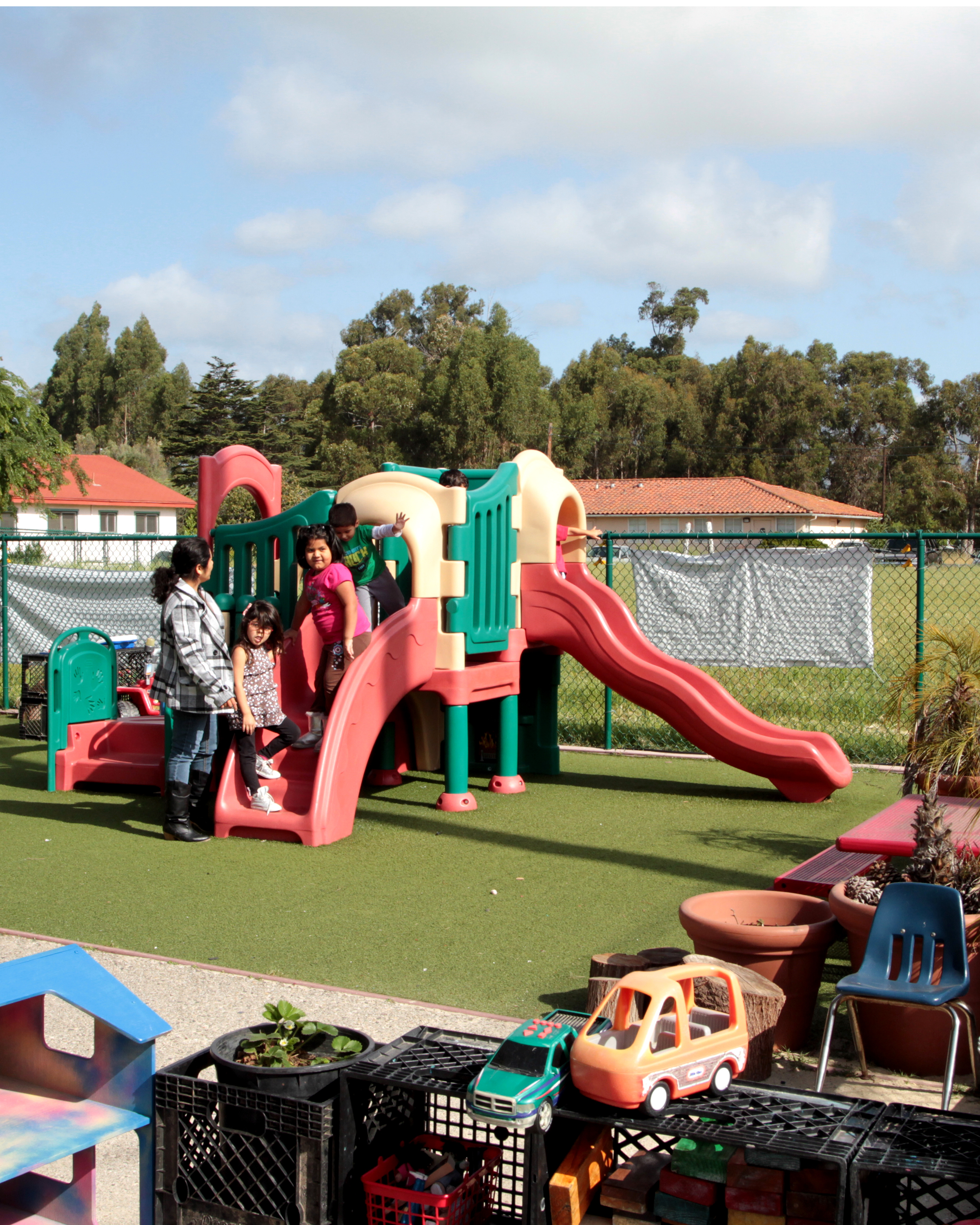 Isla Vista Youth Project: playground with slide