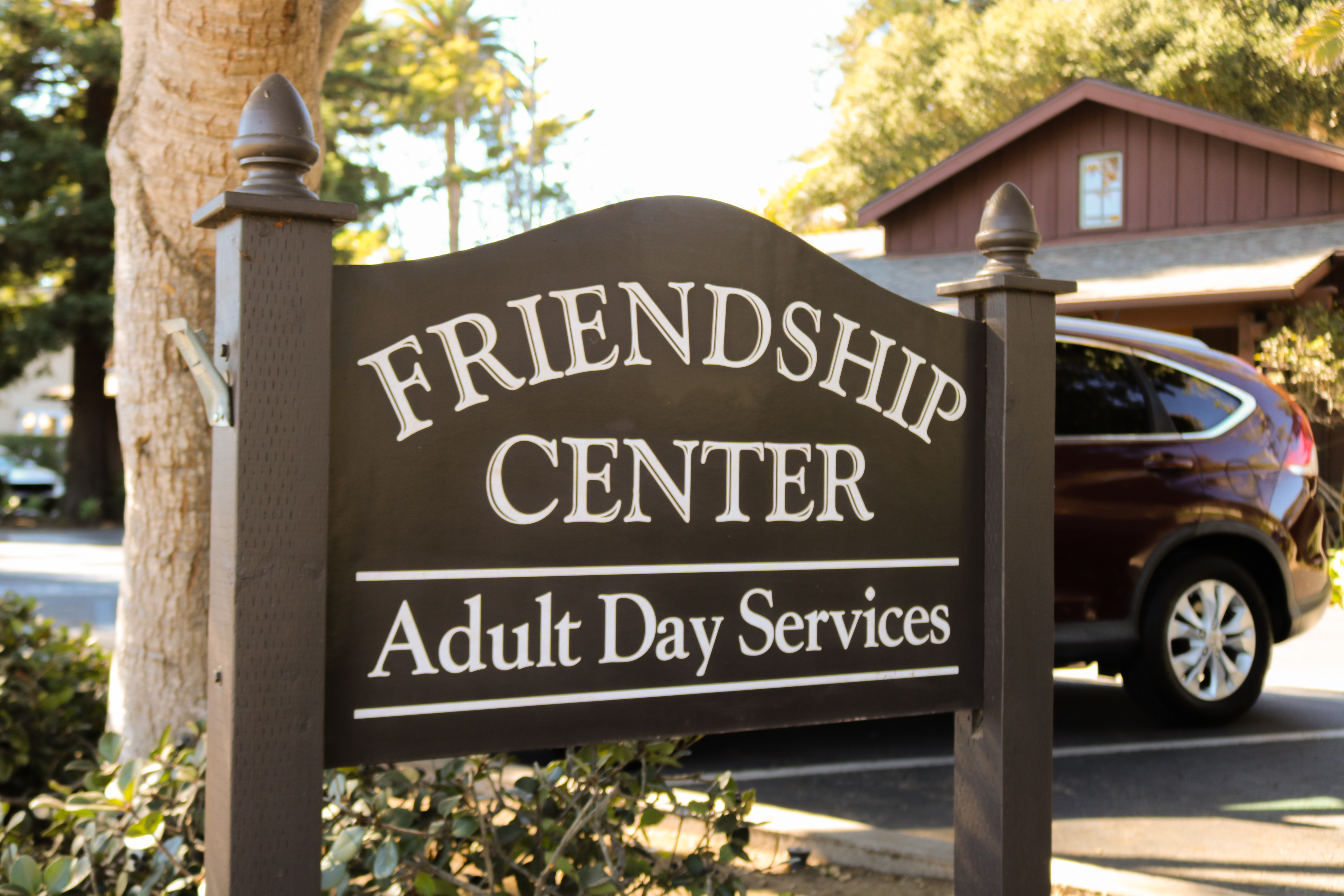 Friendship Center Adult Day Services sign