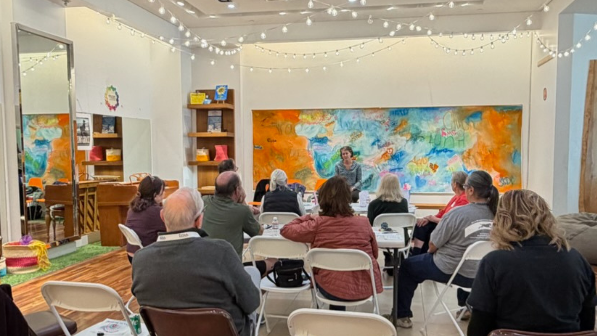 Volunteers training at Grace Fisher