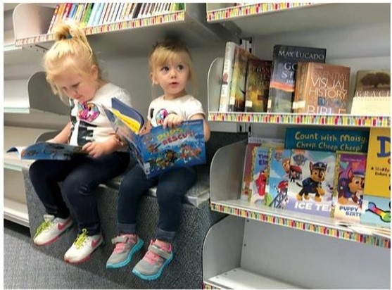 A Library-on-the-Go brings the wonder of books to children and families unable to visit a library.