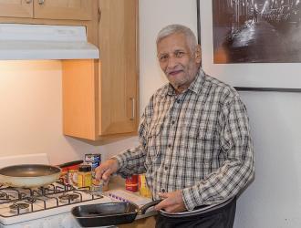 Formerly homeless veteran in 2nd Story apartment