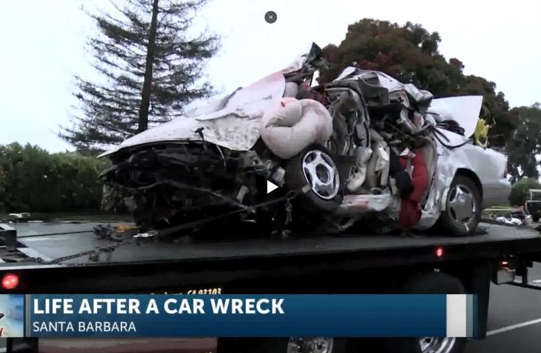 car being towed after fatal crash