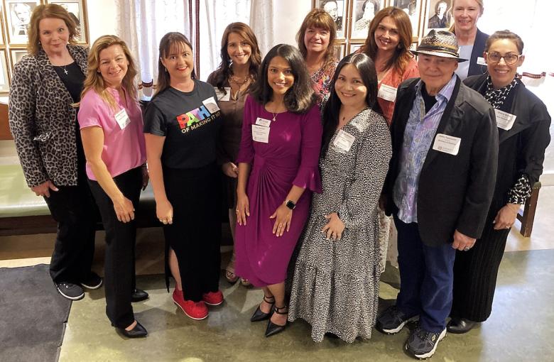 Excited Women’s Fund grantees (photo by Joanne A Calitri)