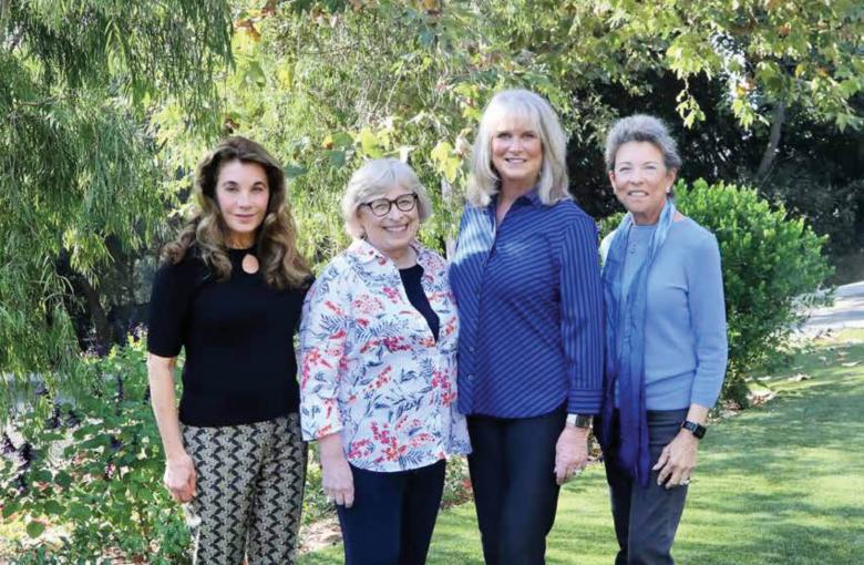 Women's Fund Members on the cover of Stroll Hope Ranch Magazine