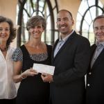 Presenting the check to Easy Lift