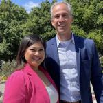 Executive Director Gabriella Garcia and Board President Michael Wasserman | Credit: Gail Arnold