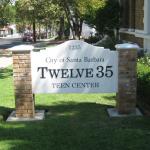 Twelve35 Teen Center: Address sign on Chapala Street