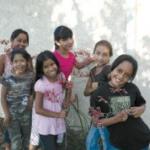 2007 People's Self-Help Housing kids posing for the camera